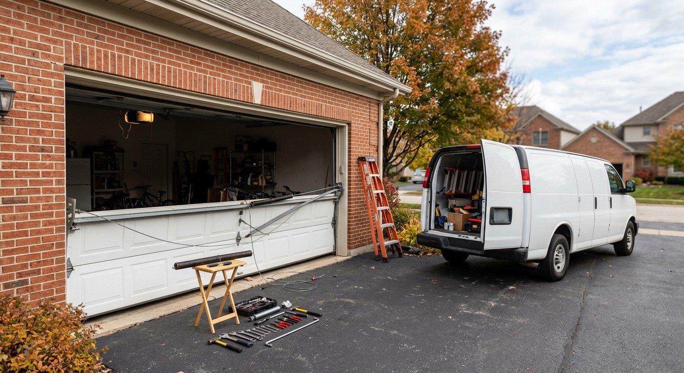 Garage door panel repair in Skokie, IL — Fairway Garage Door