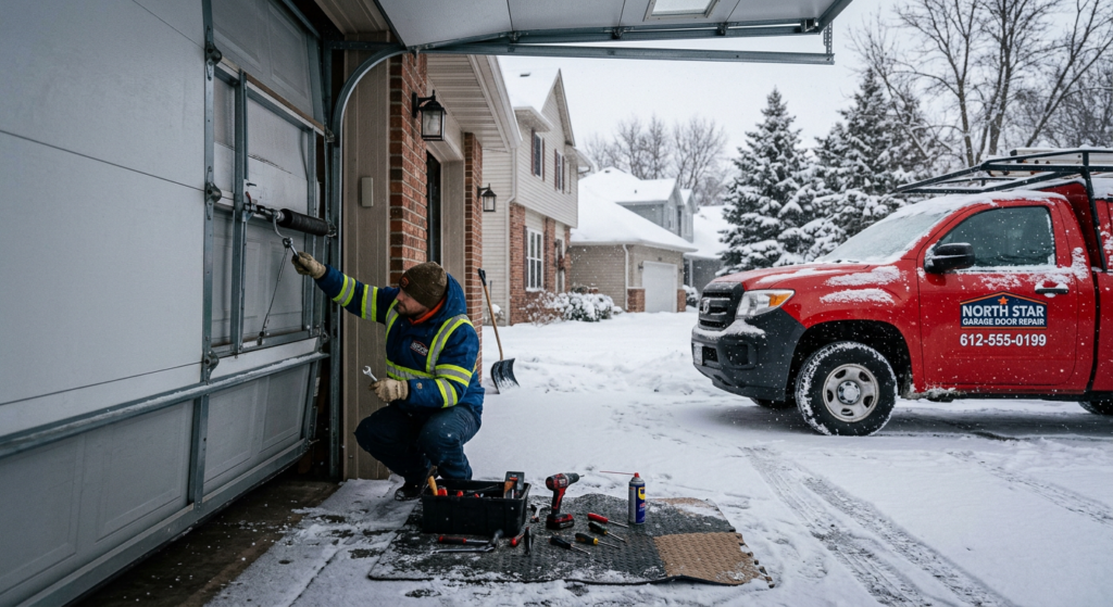 Why Your Garage Door is Frozen Shut & How to Fix It